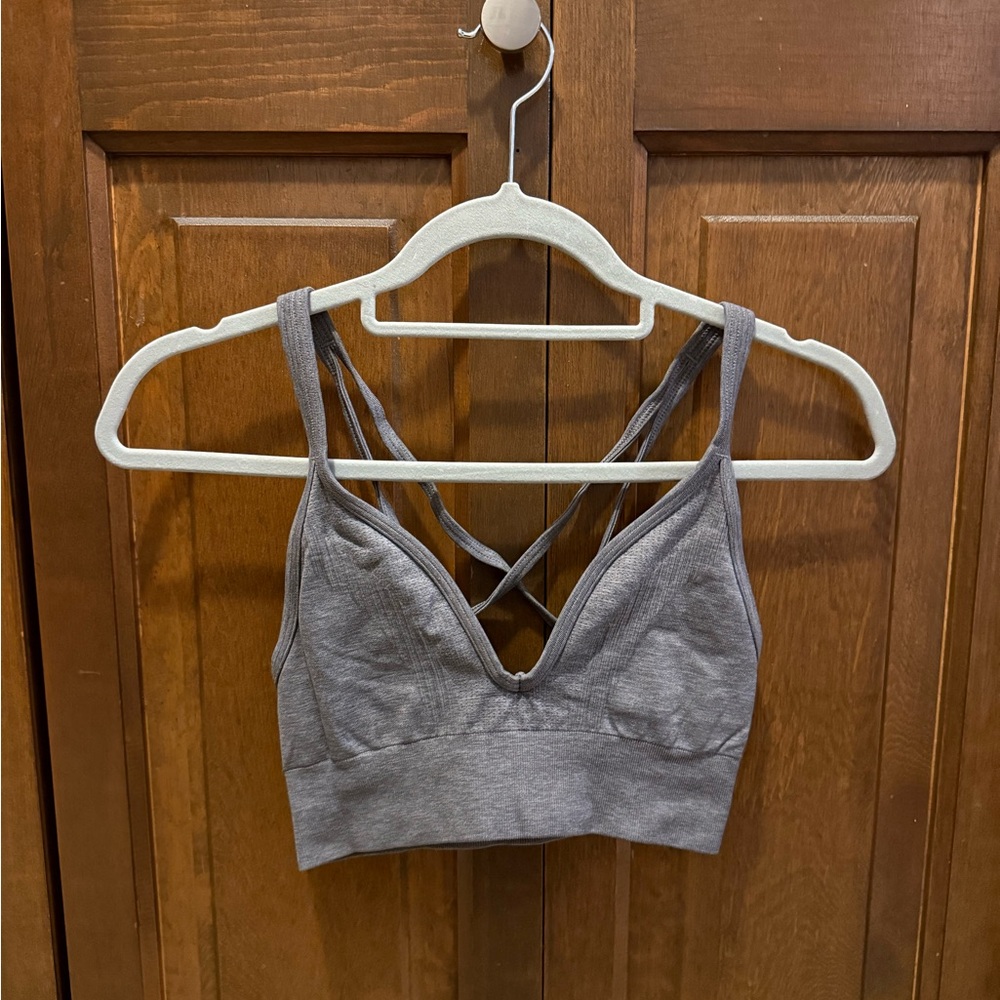 Lululemon Gray Sports Bra